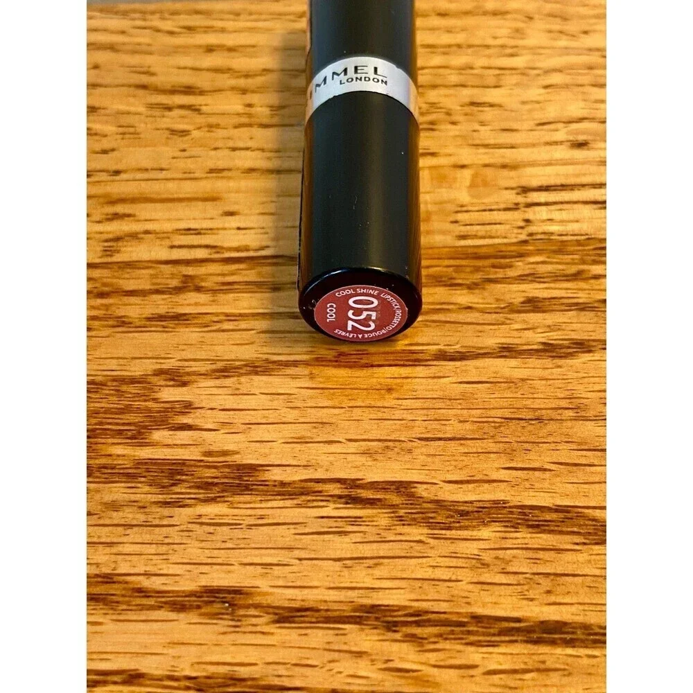RIMMEL COOL SHINE Lipstick 052 COOL unsealed DISCONTINUED VINTAGE flaw nwob